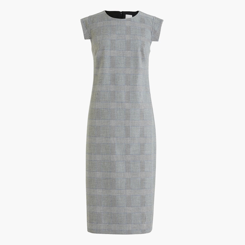 NWT HATCH x J.Crew Resume Glen Plaid Dress